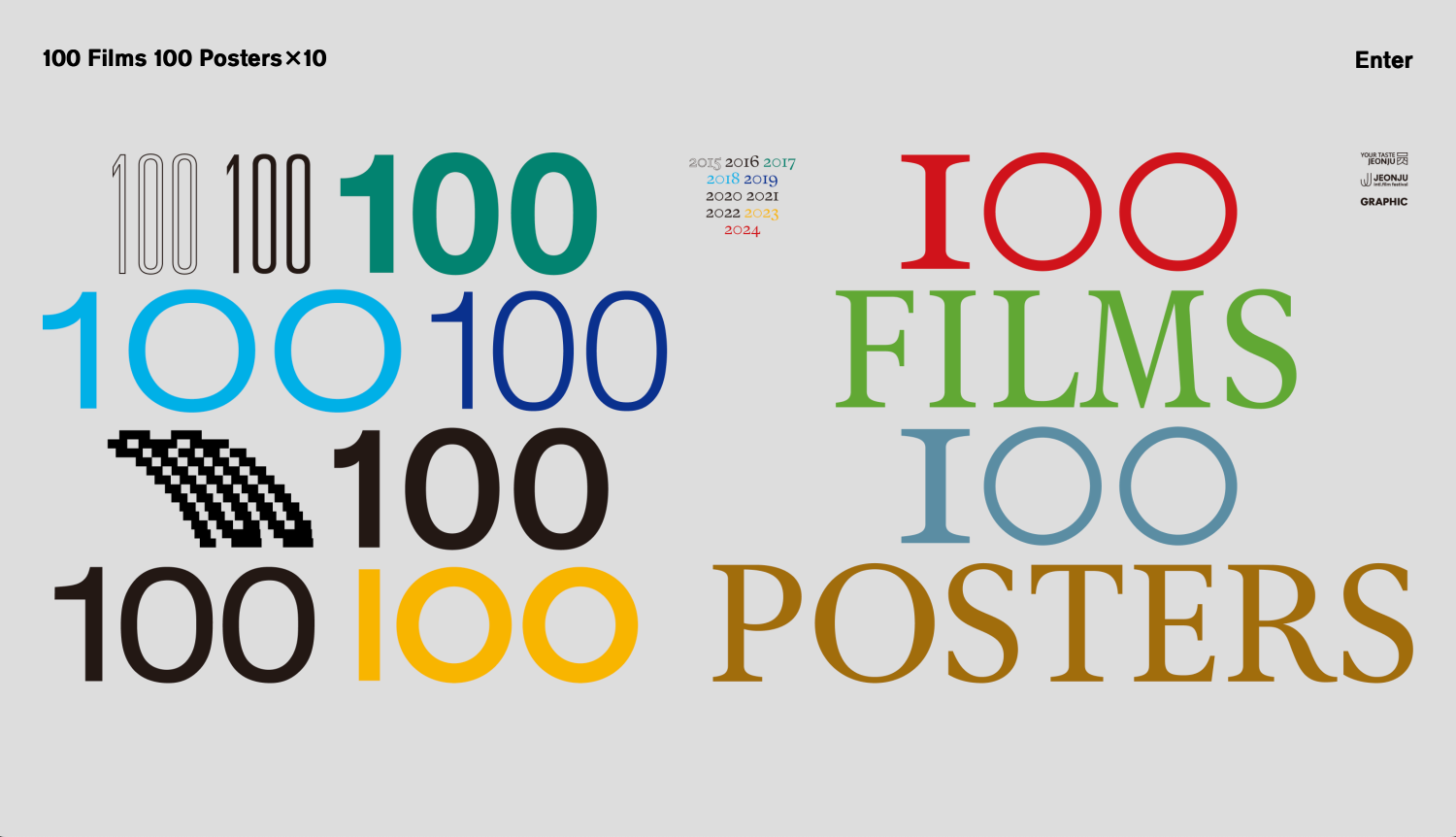 100 Films 100 Poster index page